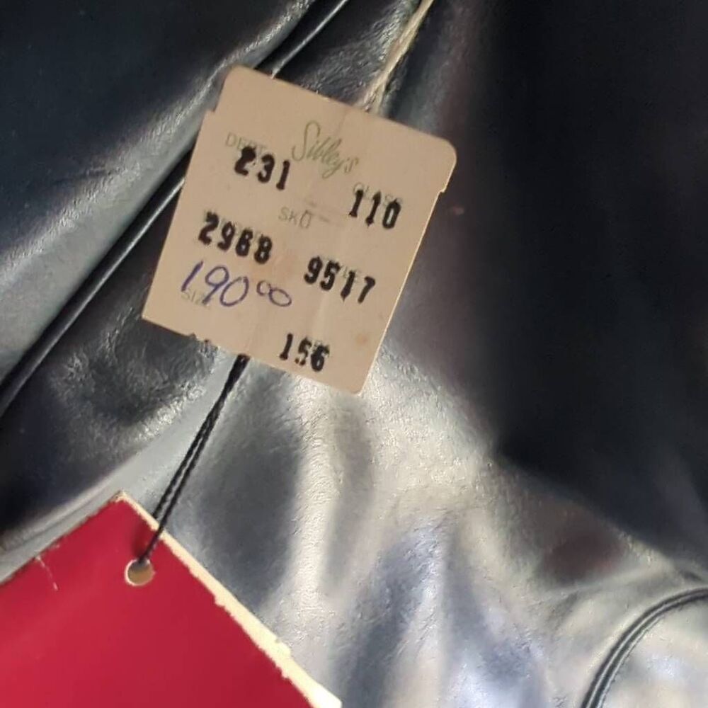 Vintage Morris  Moskowitz leather shoulder bag. NOS. Mid-Century mfg 190 - Picture 5 of 10